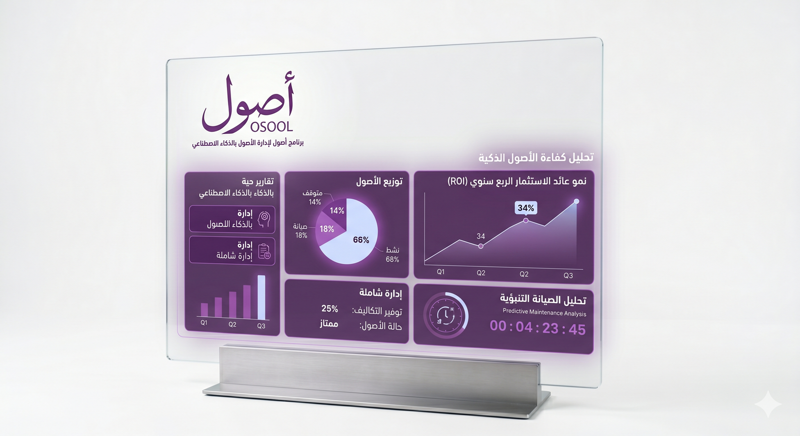 واجهة نظام كاشير الأصول